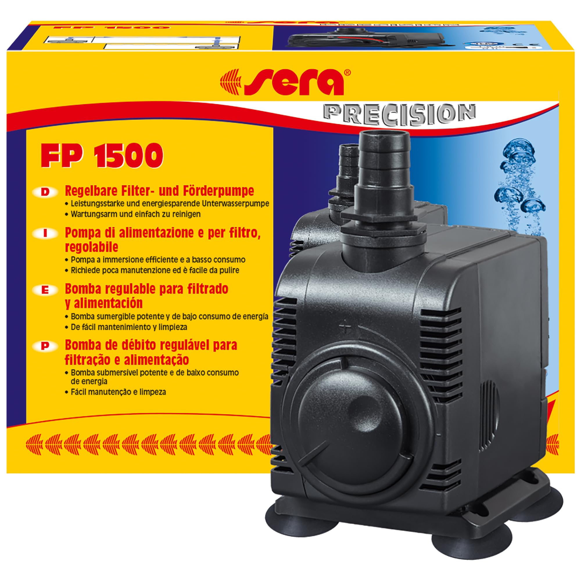 SERA Pompe pour Filtration et Circulation d?Eau FP 1500