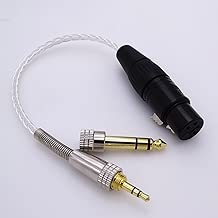 8 Cores Pcocc Silver Plated Cable 1/4 1/8 3.5mm Male to 4-pin XLR Female Balanced Audio Adapter Hi-end - coolthings.us