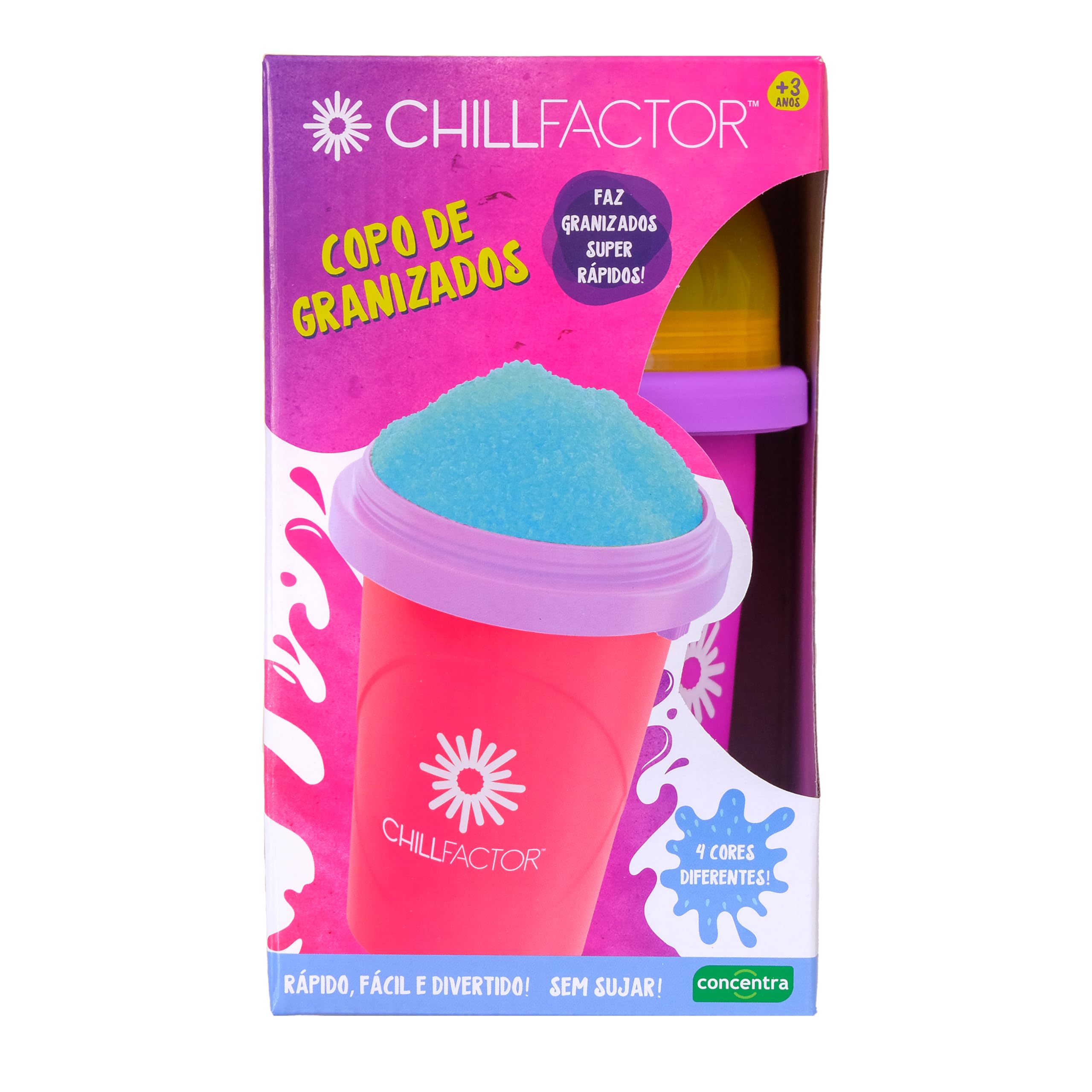 Chill Factor Vaso Slush-Maschine mit wiederverwendbarem Becher
