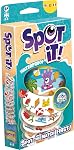 Spot It! - Waterproof - ACA Rebranding (FR/EN Version) - Made by Asmodee | (Blister-Eco) (6 un.) Ages 6+ - 2 to 8 Players - < 15 Minute Playtime - Board Games - Strategy/Family Game