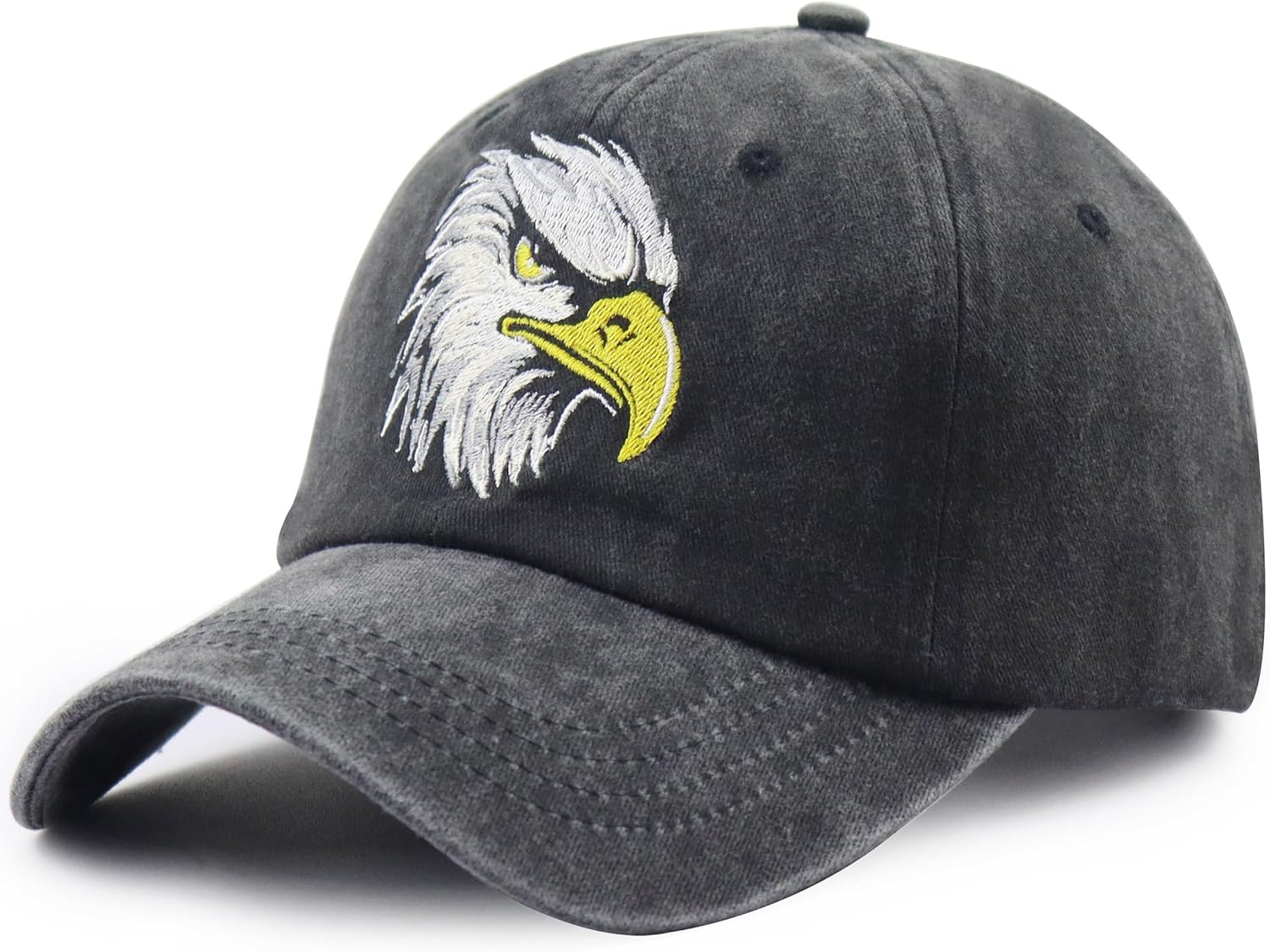 Unisex Adjustable Animal Hat for Men Women, Classic Cotton Wild Animals Embroidered Baseball Cap - Image 3