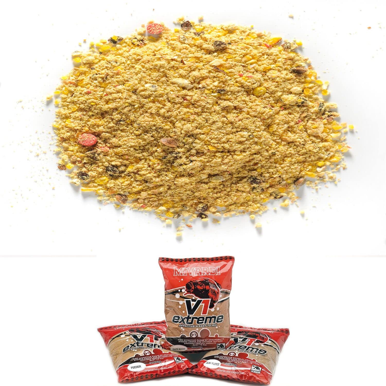 Mivardi V1 EXTREME 2850g - Mangime Base Per Carpe Ed Esca Per Acqua Dolce