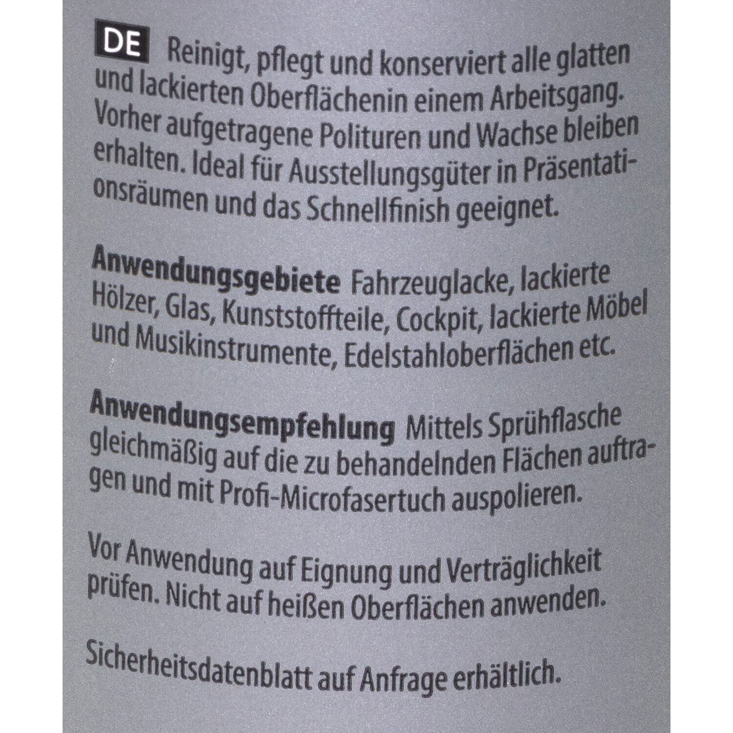 Allround Finish Spray Quick & Shine Koch Chemie 5 X 1 Liter