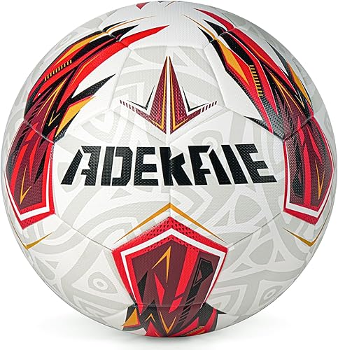 Soccer Ball Size 5 for All Age Recreational or Professional Outdoor Practice, PU Official Size&Weight, Size 5 Soccer Ball for Boys Youth Adults