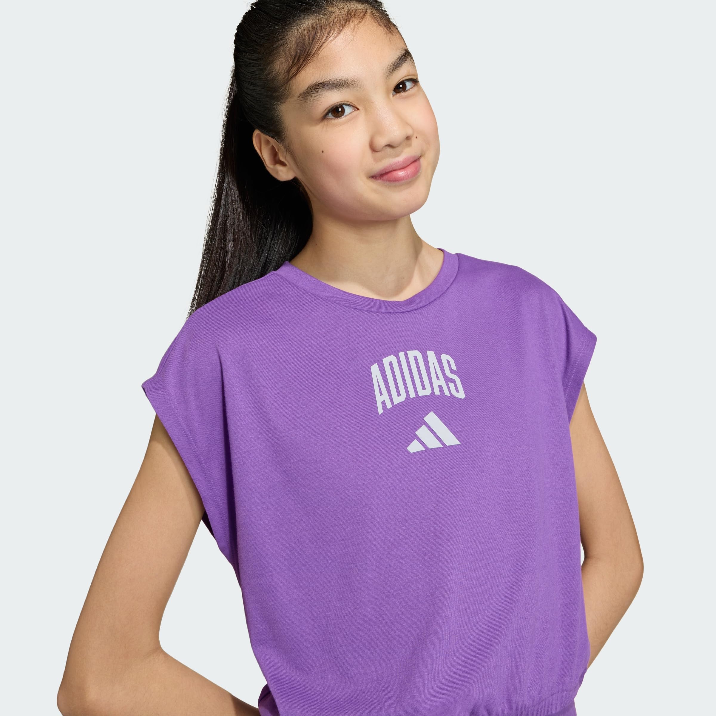 Adidas Seasonals Collegiate Typography T-Shirt Camiseta Niñas