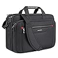 VANKEAN Laptop Briefcase Premium Laptop Case Fits Up to 17.3 Inch Business Shoulder Bag Laptop Expandable Water-Repellen