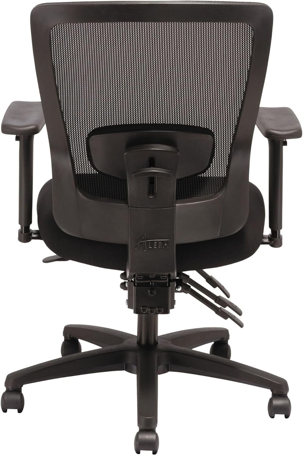 Alera ALE Envy Series Mesh Mid-Back Multifunction Chair, Black