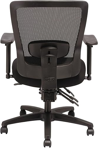 Miniatura 6 de Alera ALE Envy Series Silla multifunción de malla con respaldo medio, color negro