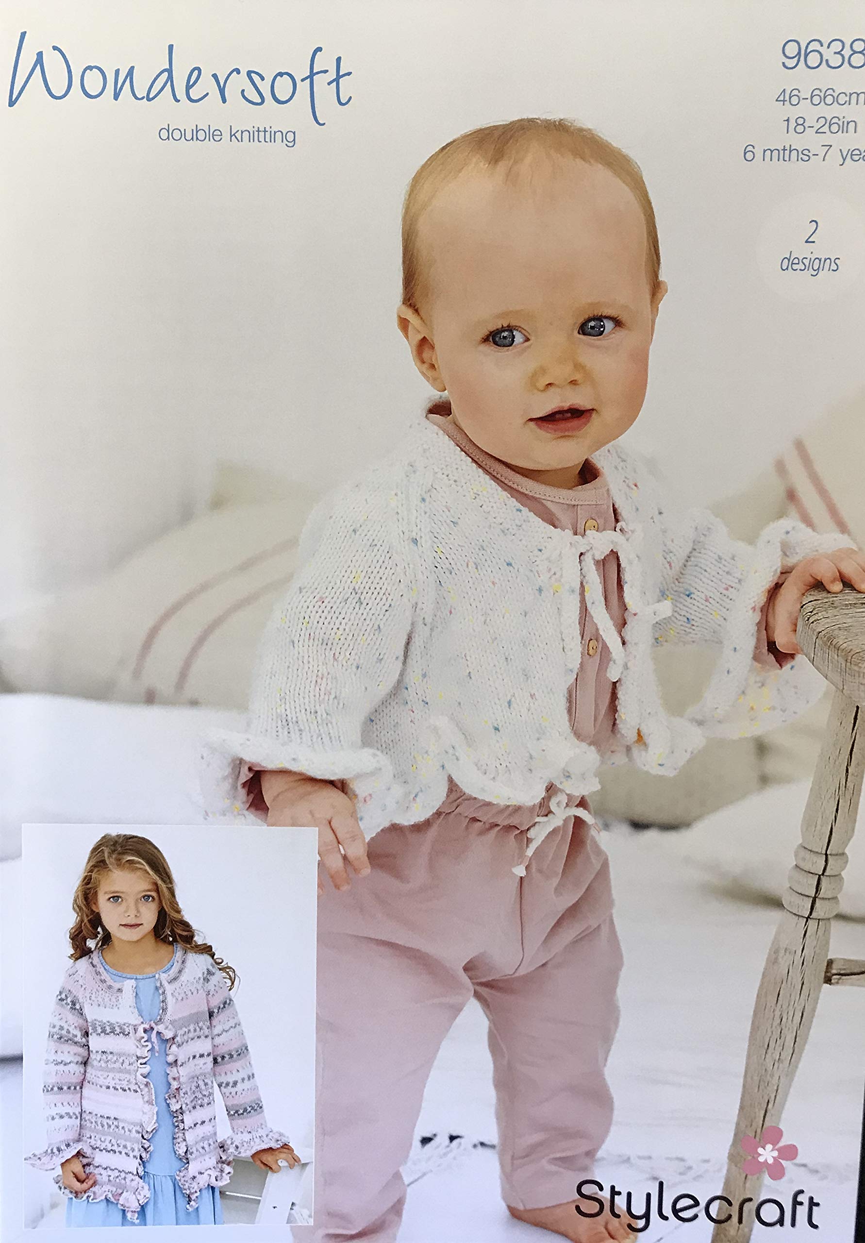 Stylecraft 9747 SWEATER & CARDIGAN Baby/Child Knitting Pattern DK Birth - 5 year