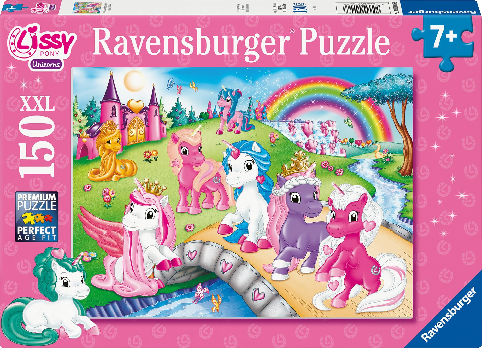 Ravensburger Kinderpuzzle 12004008 - Die Zauberhafte Welt der Lissy PONYs - 100 Teile XXL Lissy Pony Puzzle für Kinder ab 7 Jahren
