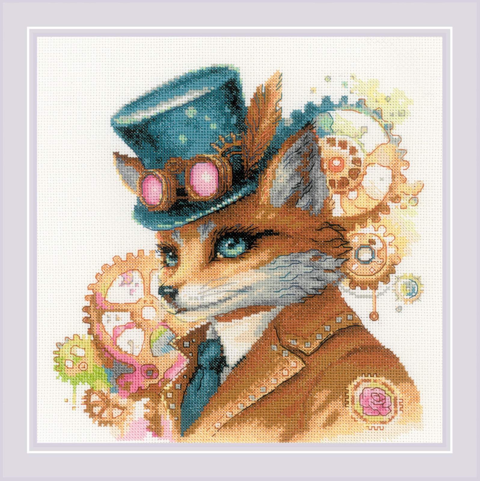 RIOLIS Counted Cross Stitch kit 2209 Steampunk Fox