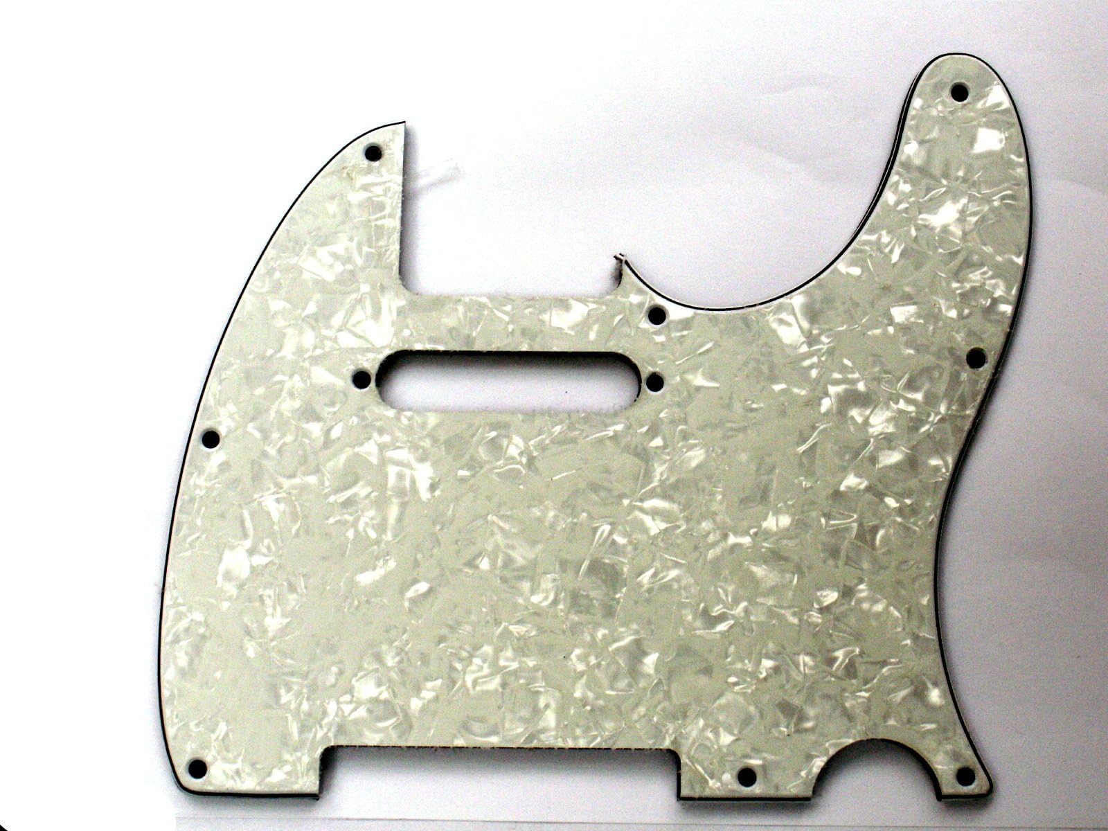 Telecaster scratch plate white pearl replacement pickguard TL 3 ply pick guard - JANIKA - UK SELLER
