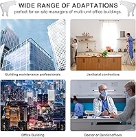 Vista 6 de 15 llaves dispensadoras de papel higiénico con 3 llaveros, dispensador de papel higiénico de repuesto para llaves, dispensador de pañuelos, llave