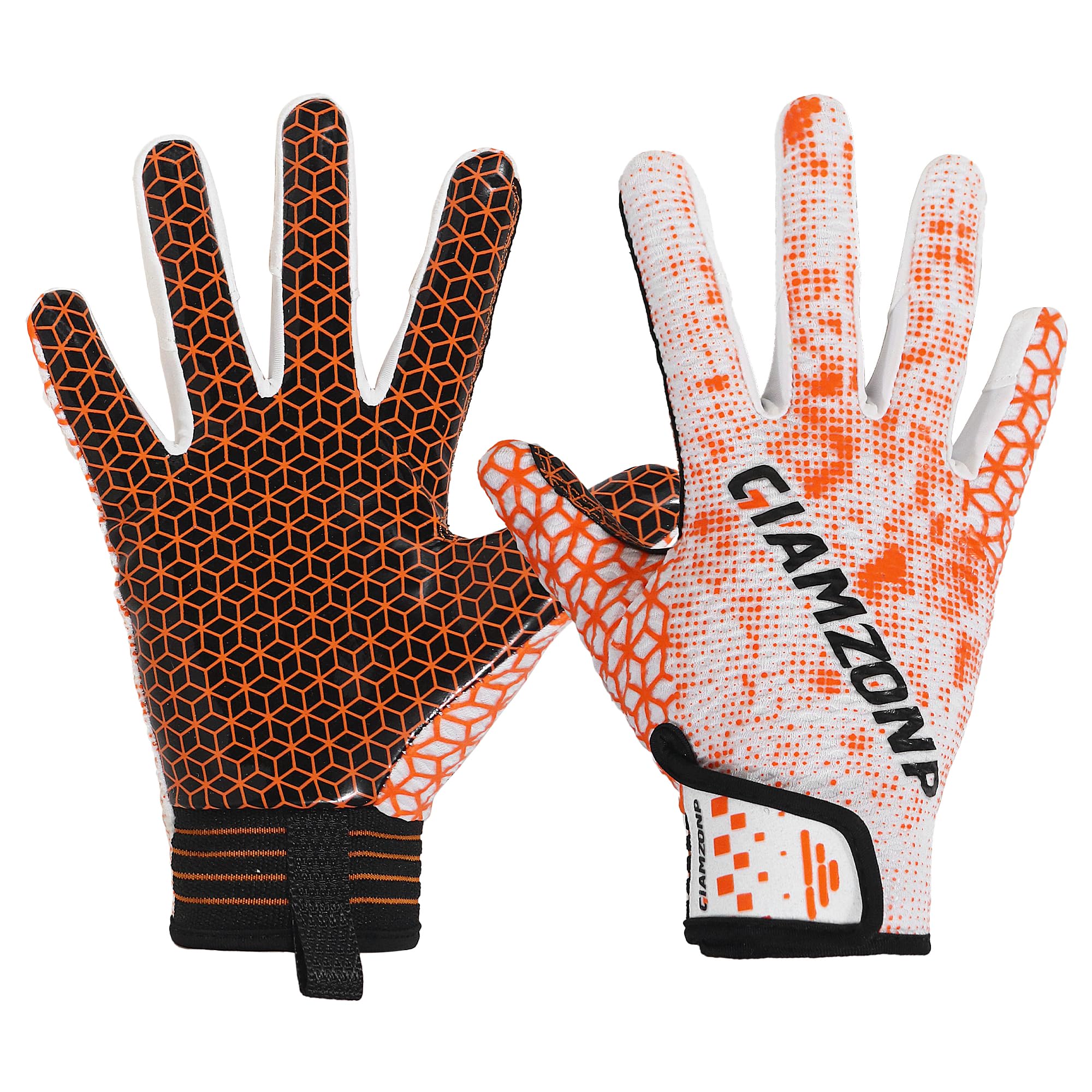 Youth Football Gloves Snug Fit Junior Boys Girls