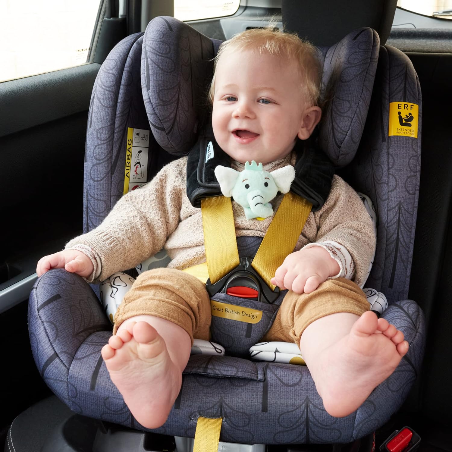 Buy Car Seat Anti Escape Harness Lockable Chest Clip with Key + Car Seat Belt Shoulder Strap