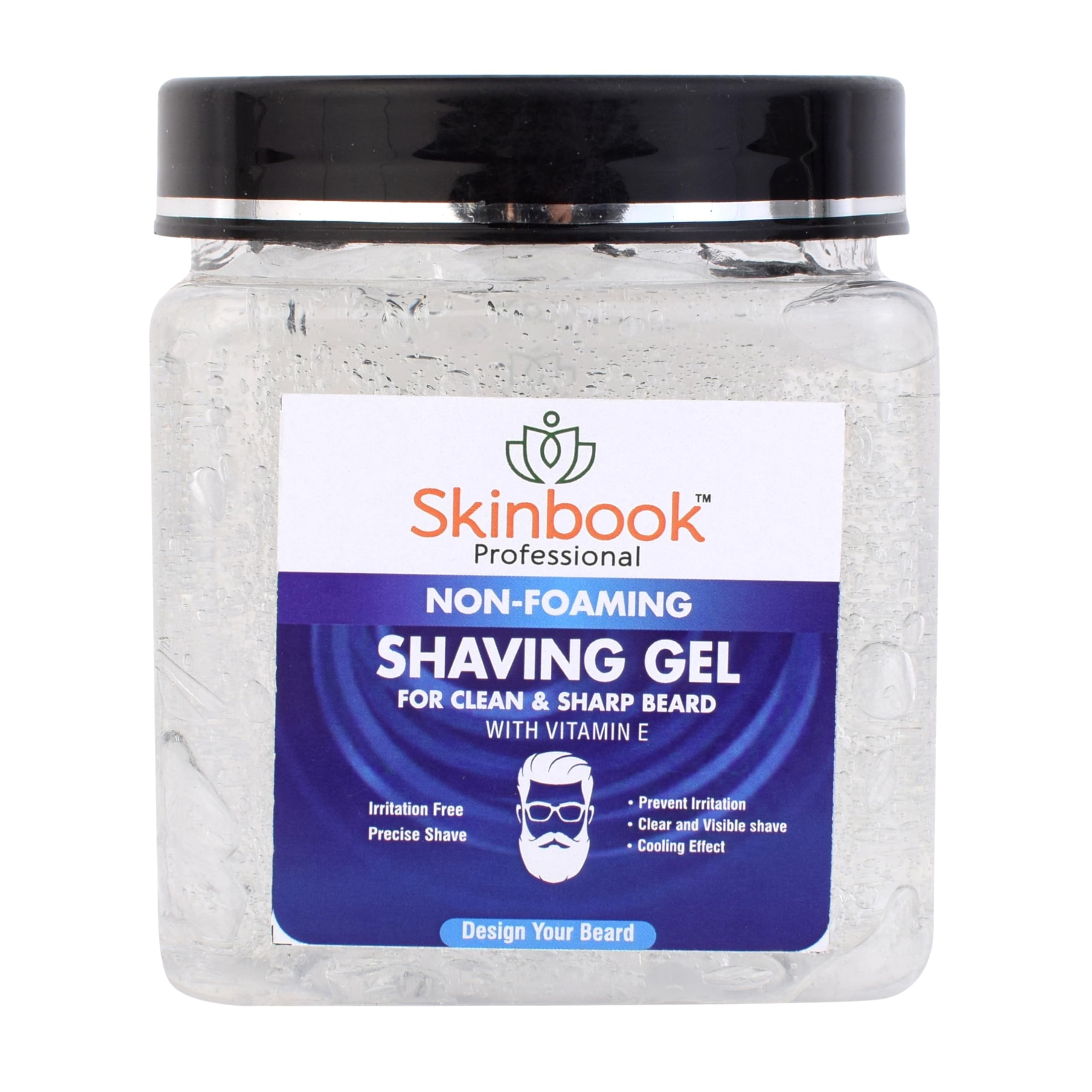 Skinbook Non Foaming Shaving Gel for Clean and Sharp Beard with Aloe Vera Vitamin E, Exfoliant Cleanser Cooling Effect, 800ml (B0D4RCKB9B) Amazon Price History, Amazon Price Tracker