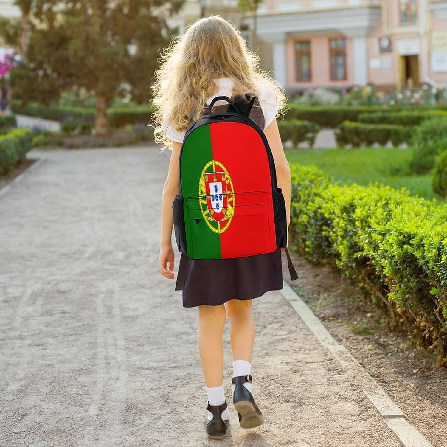 Flag of Portugal Backpack Lightweight Backpacks Work Bag