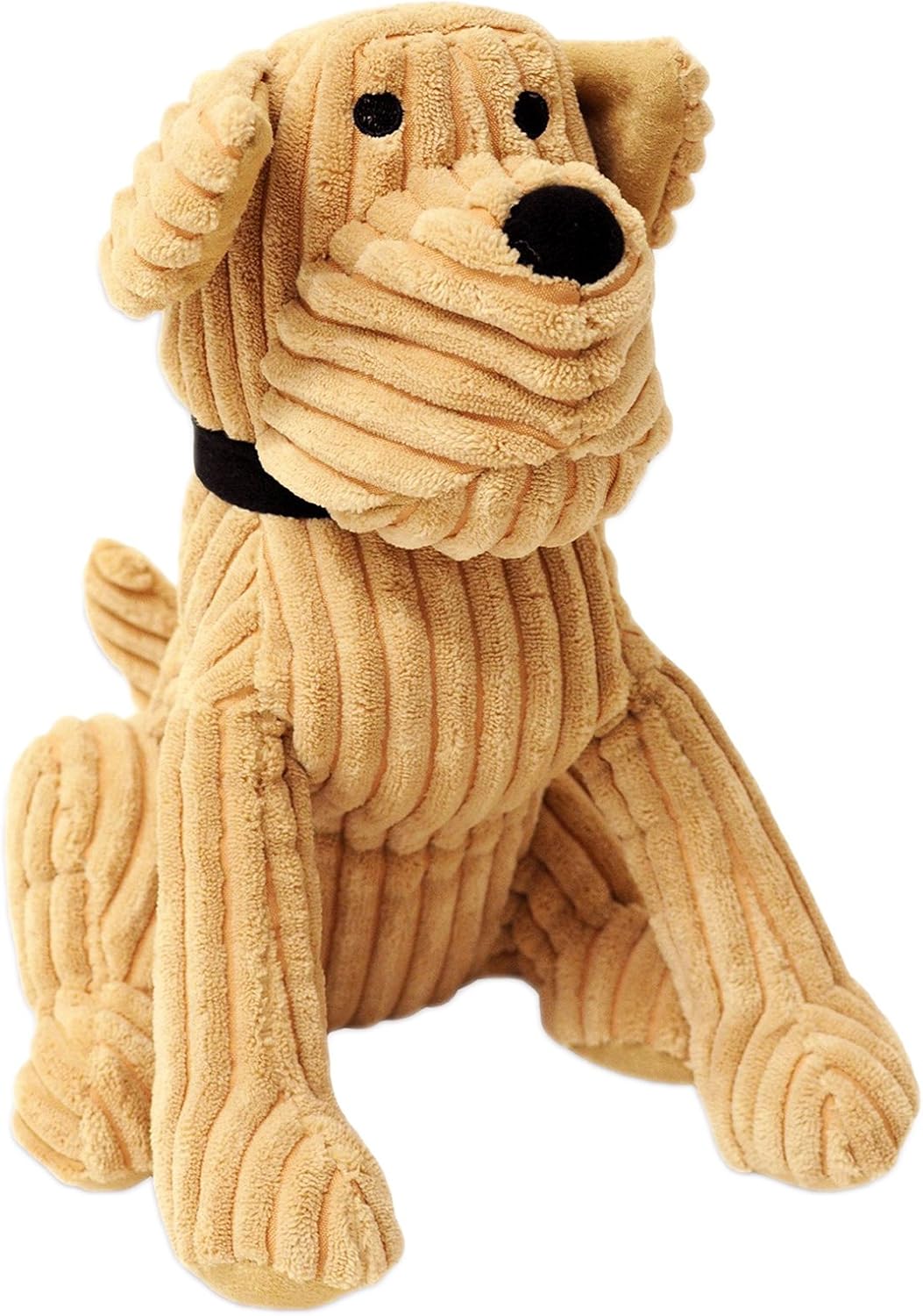 Just Contempo Animal Cord Doorstop, Polyester, Beige Dog, 19 x 17 x 29