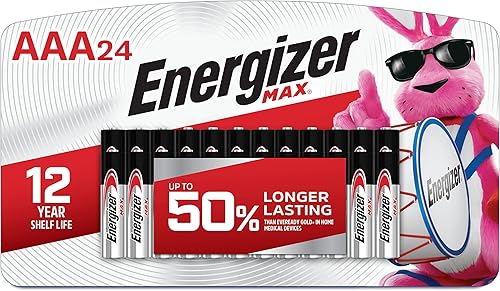 Miniatura 5 de Energizer Pilas AA, Max Double A Battery Alcaline, 16 unidades y pilas AAA, alcalinas máximas, 24
