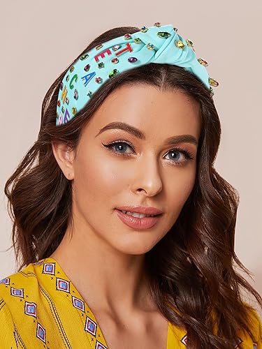 Miniatura 6 de Diadema anudada para profesores con dije de manzana de cristal de perla blanca, accesorio para el cabello de regreso a clases, perfecto para regalo