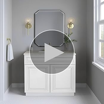 Amazon.com: Antique White Sink Base Bathroom Vanity 30