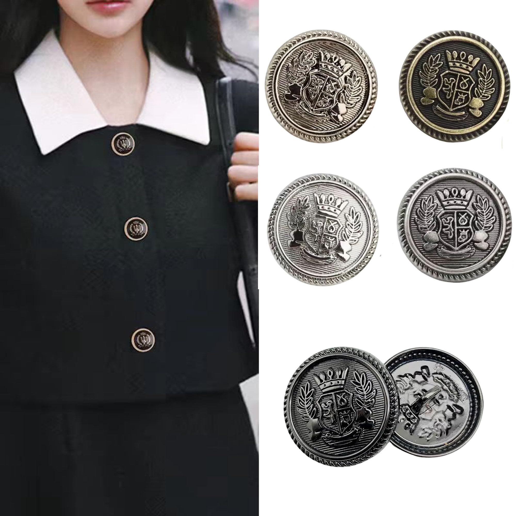 House of Hardy ハーディー　ブレザーボタンセット　 アンティーク Amazon | DEVENTORZ ブレザー ボタン 16個セット 直径15mm/20mm/25mm