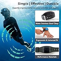 Vista 6 de SHARKBANZ - Banda magnética oficial de disuasión de tiburones para natación, surf, buceo y todos los deportes oceánicos - Probada y patentada