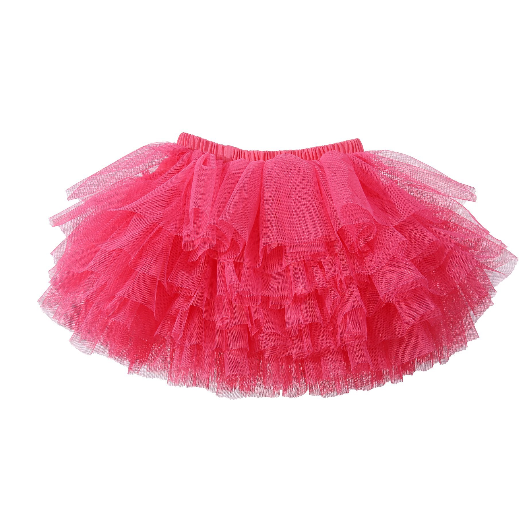 Falda tutú para bebé niña niño 6 capas Tulle faldas 1-8T - dorado - 3-4 años
