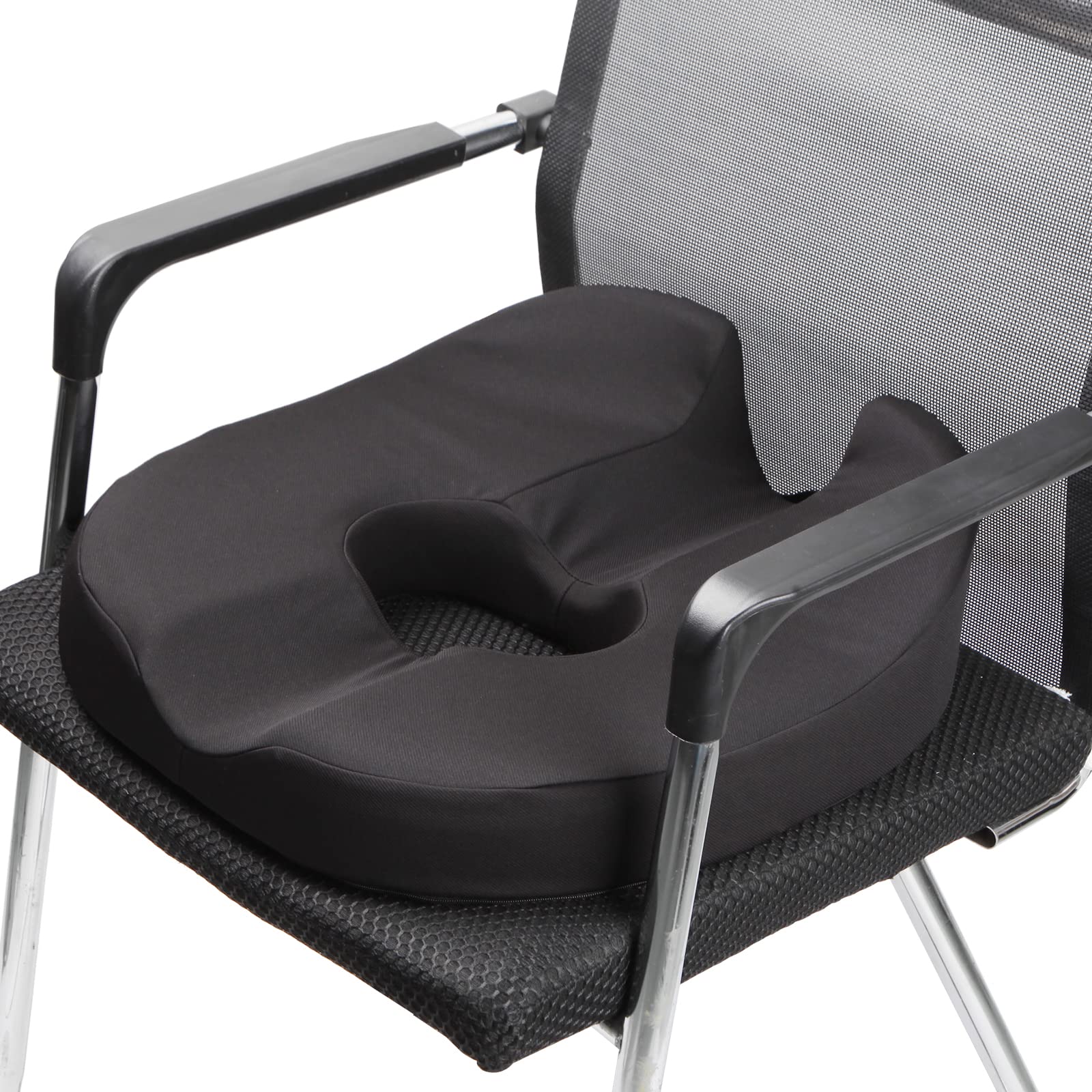 BONGFUN Donut Pillow Seat Cushion for Tailbone Pain, Prostate, Sciatica, Pelvic Floor, Pressure Sores, Pregnancy, Perineal Surgery, Postpartum