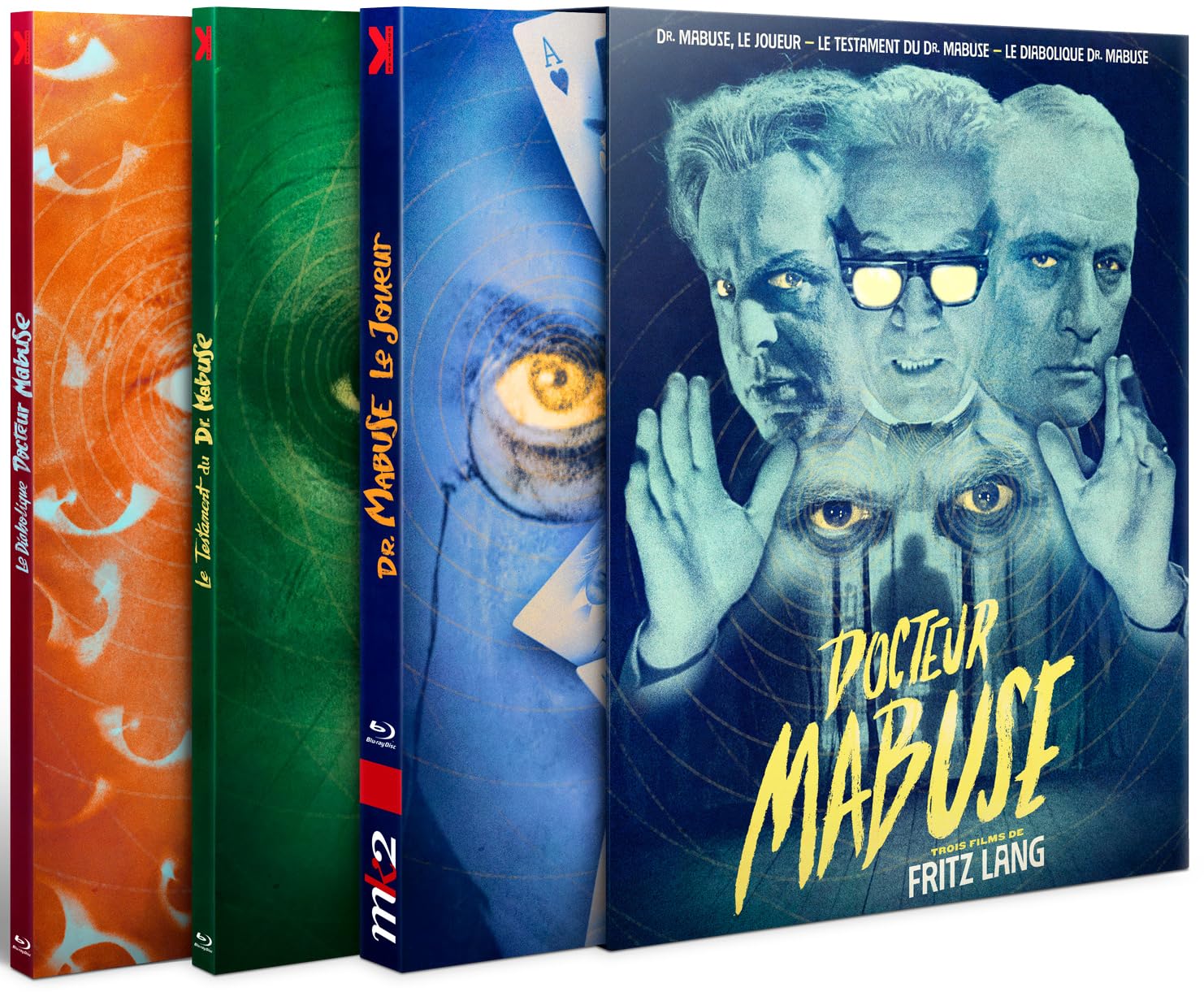 Coffret trilogie Mabuse de Fritz Lang - Versions restaurées - 4 Blu-ray