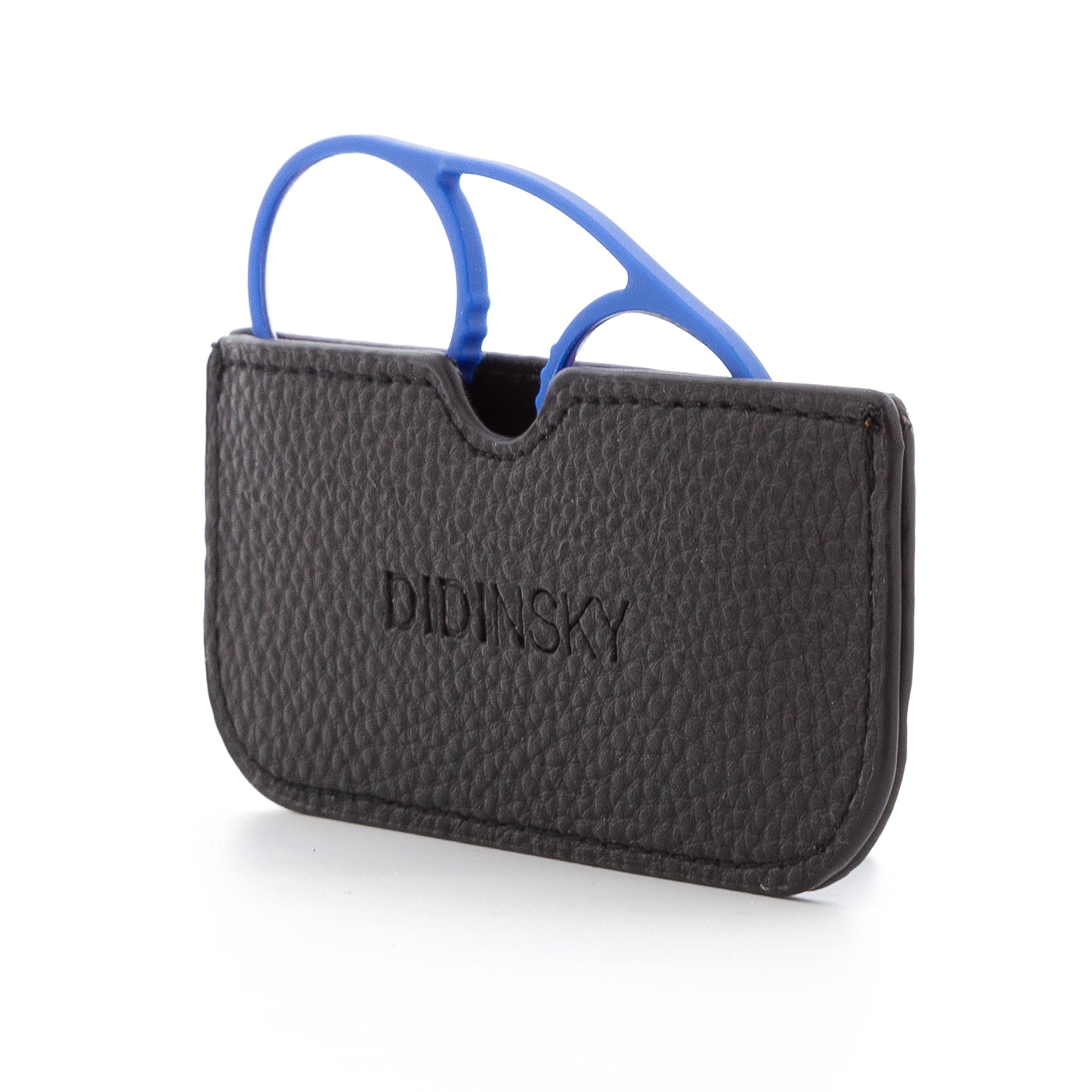 Didinsky Prado okulary do czytania bez zauszników z samoprzylepnym etui na telefon komórkowy | Ultra cienkie, lekkie i wytrzymałe | Minimalistyczny design