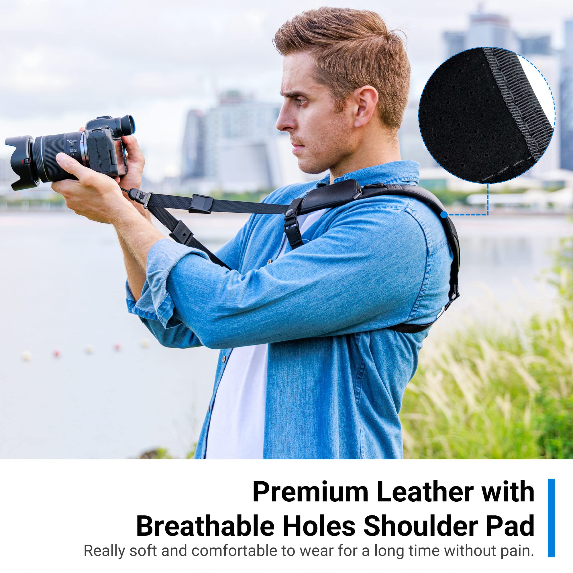 PROfezzion Camera Strap - Wrist & Hand Strap for DSLR & Mirrorless Cameras