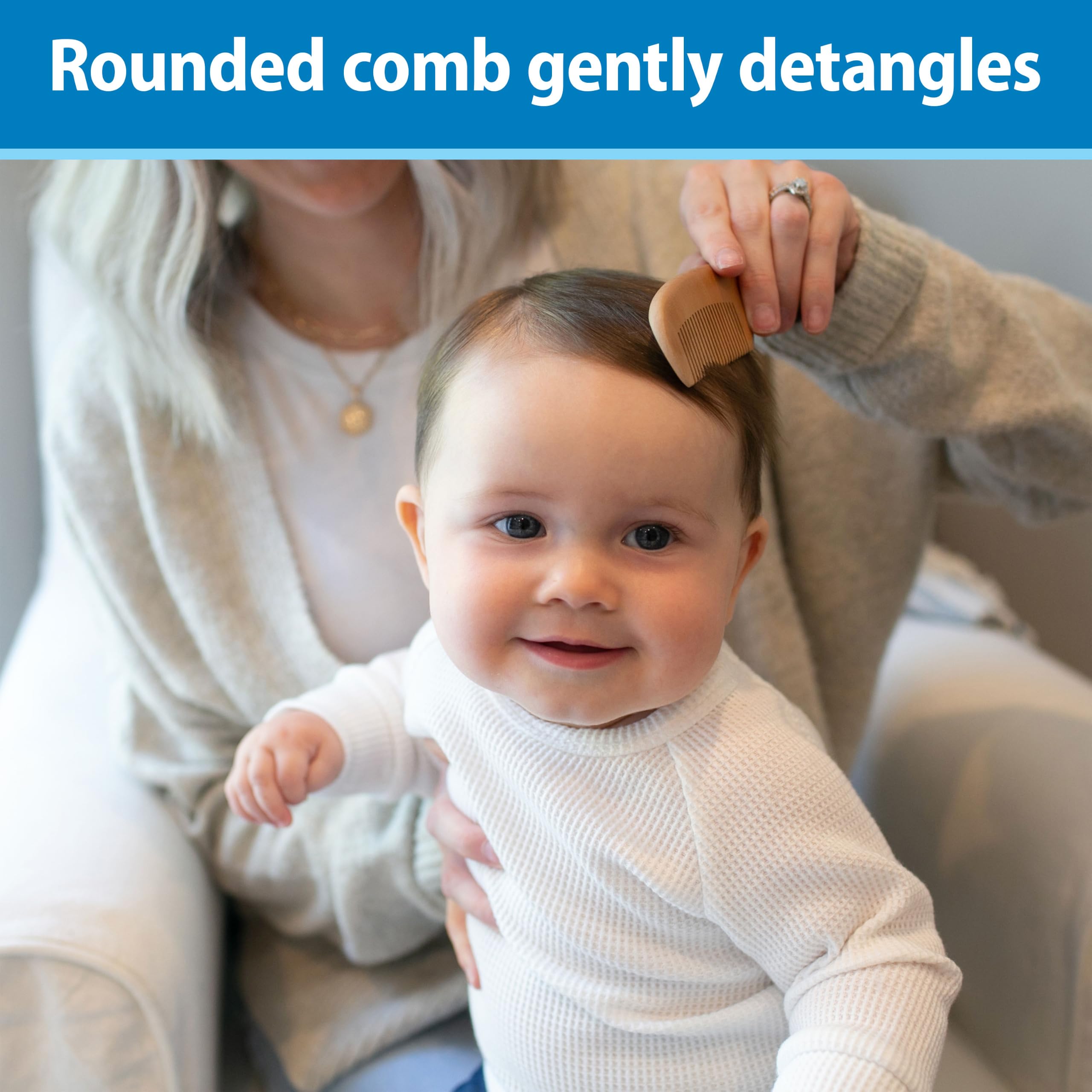Dr. Brown's Soft and Safe Baby Brush + Comb view 3
