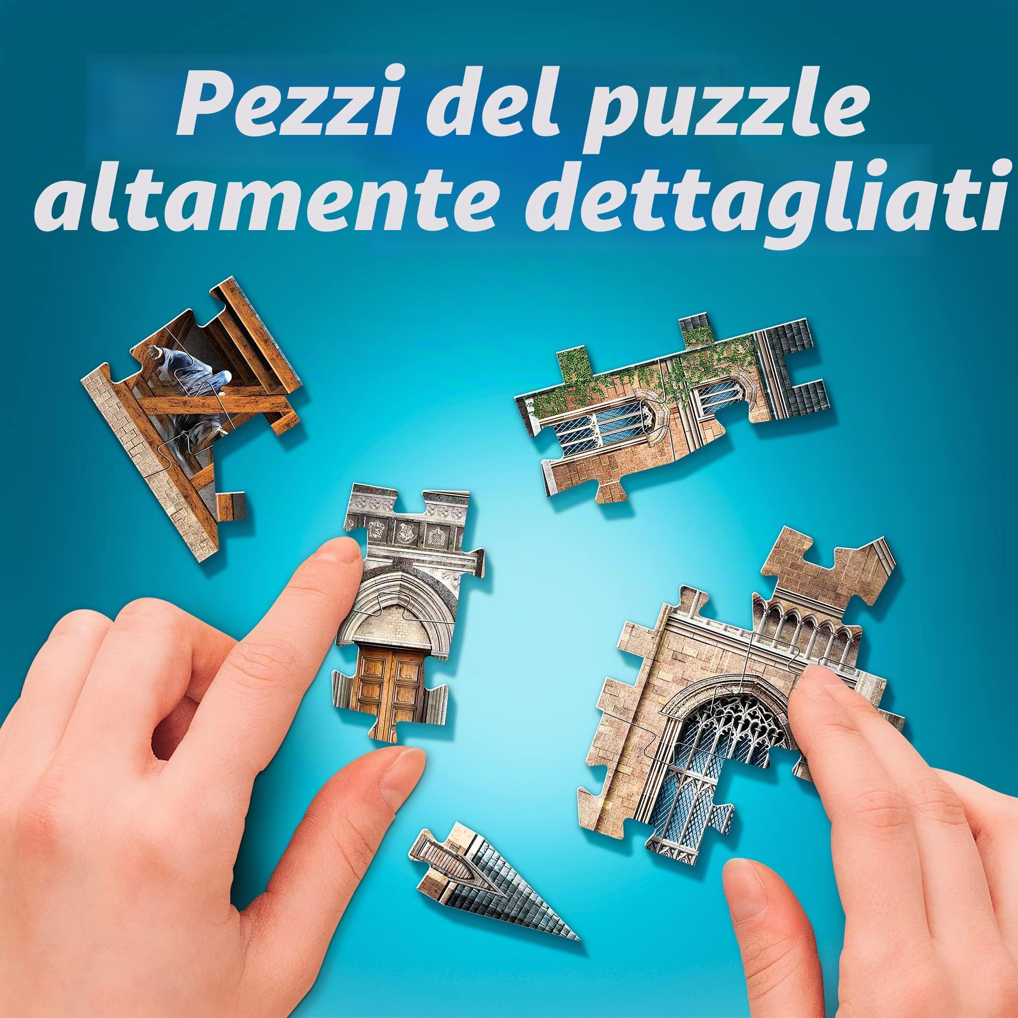 Wrebbit3D , Harry Potter: Hogwarts Astronomy Tower (875pc) , 3D Puzzle , Ages 14+
