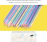 Écrire le crayon, 30Pcs HB Crayon Non-Slip Multi-Color avec Éraser Enfants Écrit par un étudiant Outils de dessin avec Barrel triangulaire