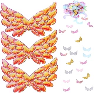 VILLCASE Wing Headdress 100pcs Mini Hair Clips DIY Angel Wing DIY Headdress Wing Angel Wing Hairpin Symphony Multi-Function Angel Wing