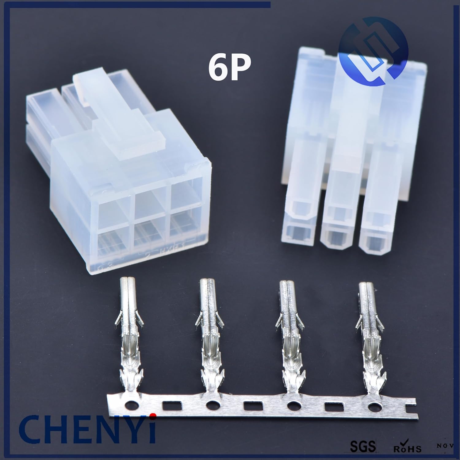 Automotive electronic wire connector plug 5557 kits 2P 4P 6P 8P 10P 12P 14P 16P 18P 20P 22P 24P 4.2mm female Electrical Socket - (Color: 2-24R Full sets, Package: 5pcs With terminal)