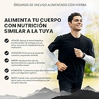 Vista 7 de Ancestral Supplements Suplemento de órgano de res alimentado con pasto, apoya el bienestar de todo el cuerpo con una mezcla patentada de hígado