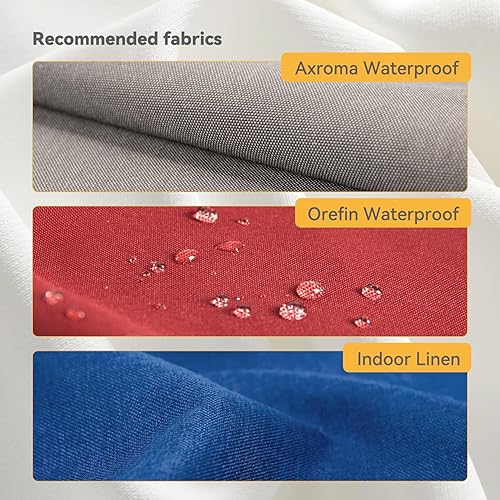 Miniatura 3 de ROFIELTY Cojines de banco personalizados, cojines antideslizantes para asiento de columpio, cojines de banco de piano/sofá, patio interior y exterior