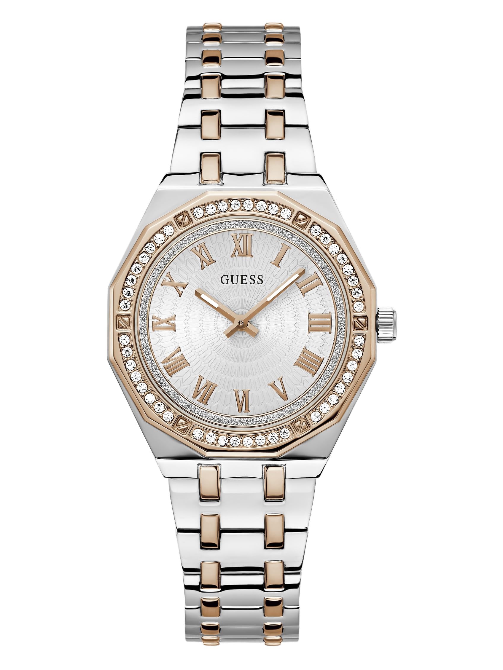 GUESS Damen Uhr Armbanduhr Desire Edelstahl
