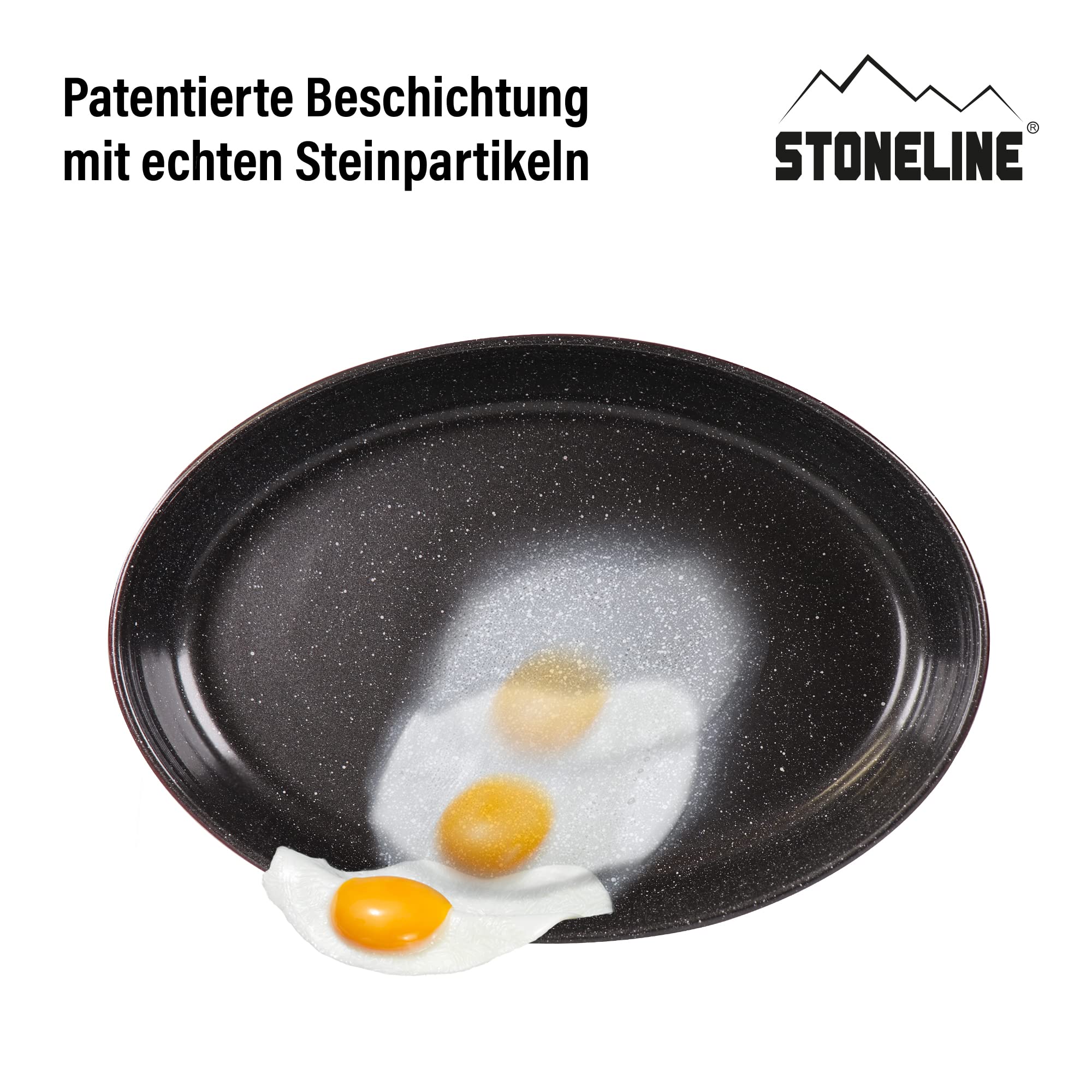 STONELINE Lot de 5 plats à gratin en verre borosilicate antiadhésif avec véritables particules de pierre carrées et ovales, gants de four en coton, lavables, antidérapants, gris