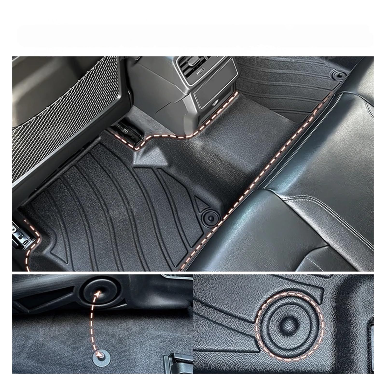 Auto-Fußmatten Auto-Fußmatte für BMW 3er F30 2013–2019 | TPE-Auto-Fußmatte für BMW 3er F30 2013–2019, 2018, 2017, 2016, 2015, 2014