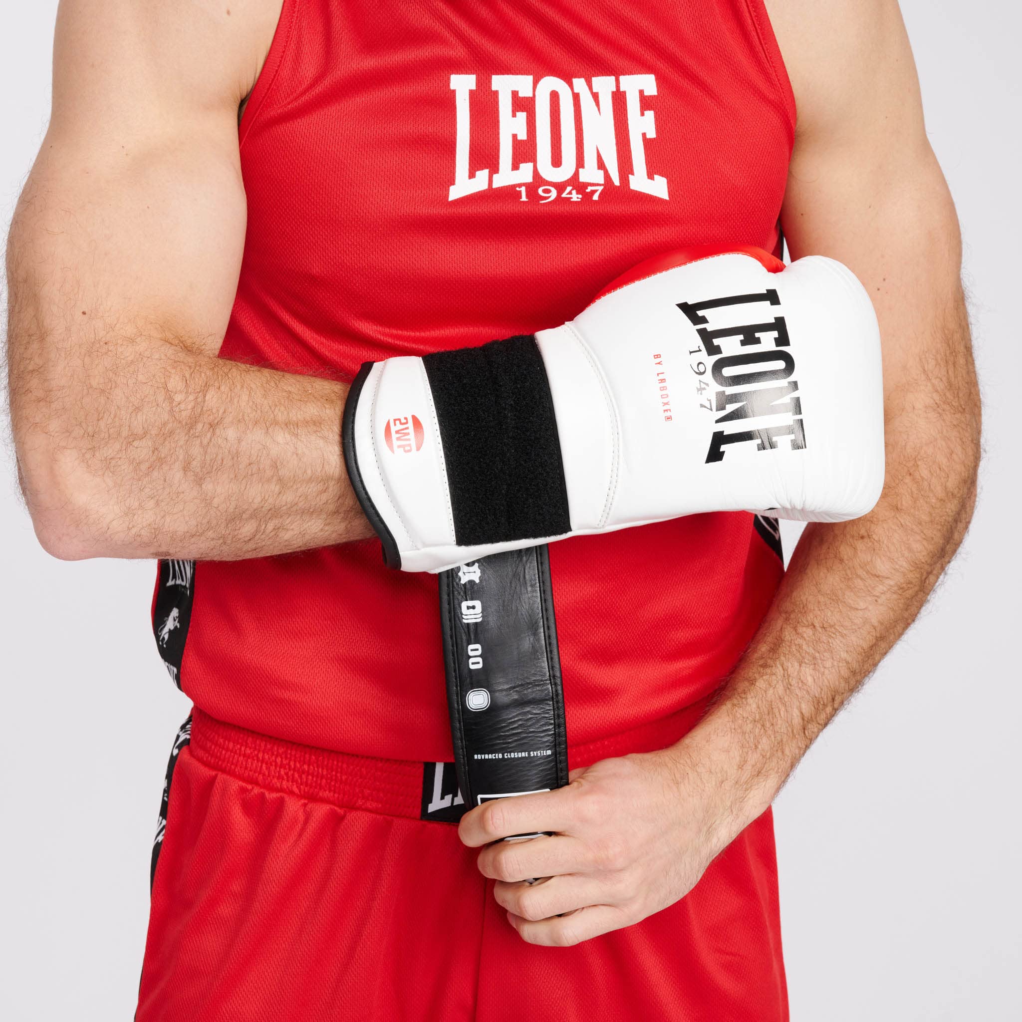 LEONE 1947 rękawice bokserskie logo WACS GN333