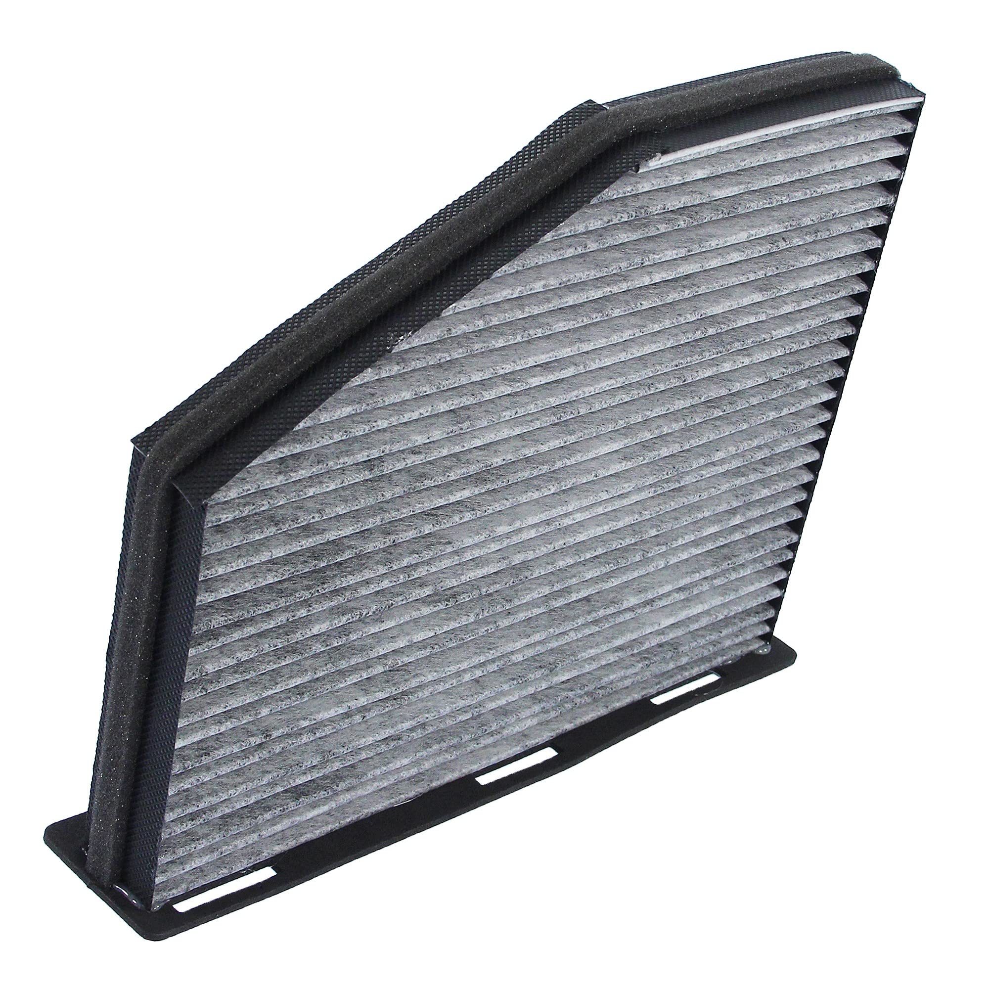 BESTPRICE Paquete de inspección juego de filtros con 1x filtro de aire,1x filtro de habitáculo con carbón activado,1x filtro de aceite,1x filtro de combustible,1x tapón de vaciado de aceite con junta
