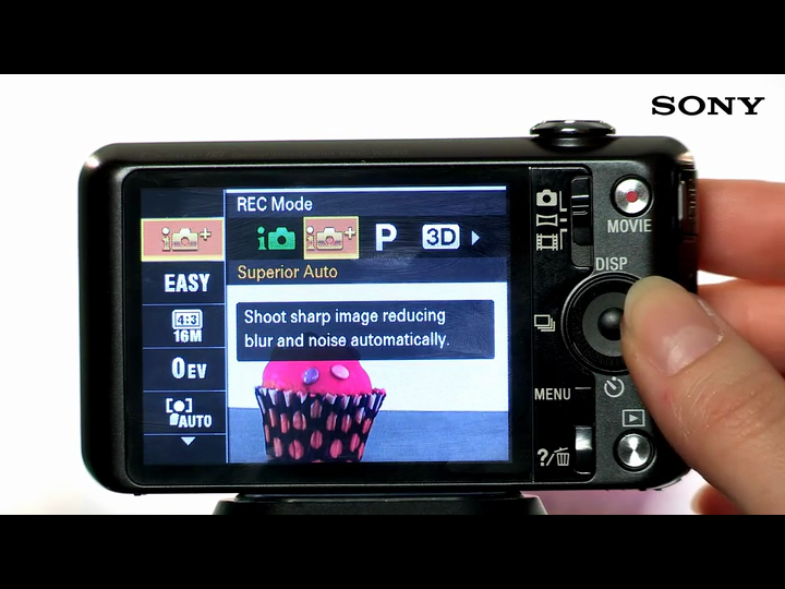 Sony DSCWX60 Digital Compact Camera - Black (16MP, 8x Zoom