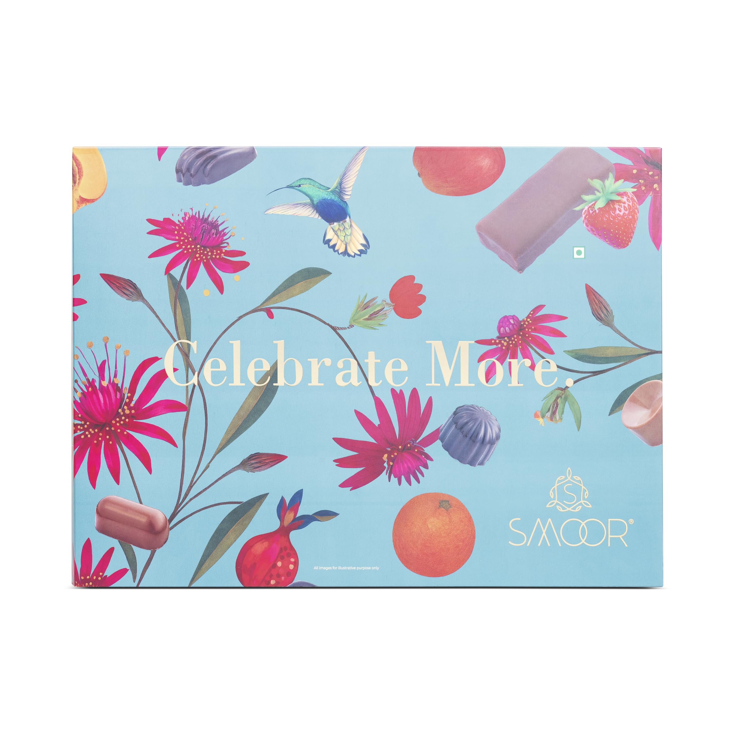 SMOOR Premium Celebration Box Chocolates Gift Pack Diwali, Festive, Celebration | Pack of 20
