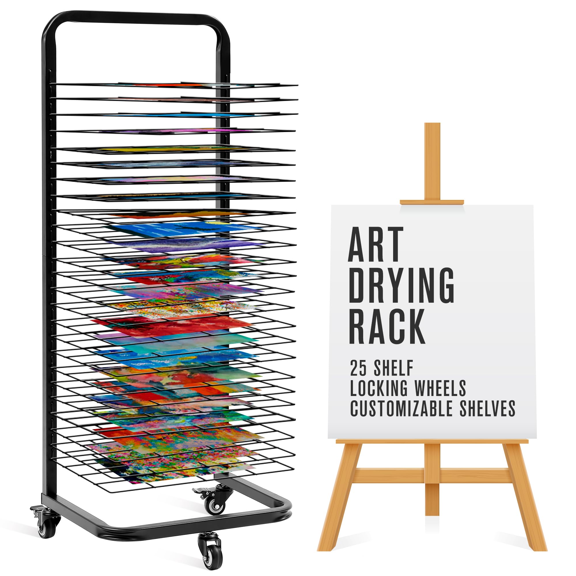 Amazon.com: Houseables Art Drying Rack For Classroom, Paper Drying