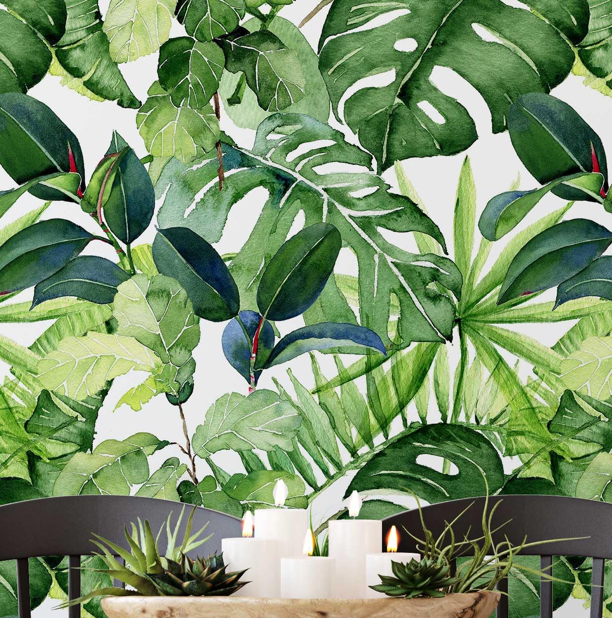 Revêtement mural vert papier peint vinyle texturé autocollant 63 x 152 cm S4Sassy