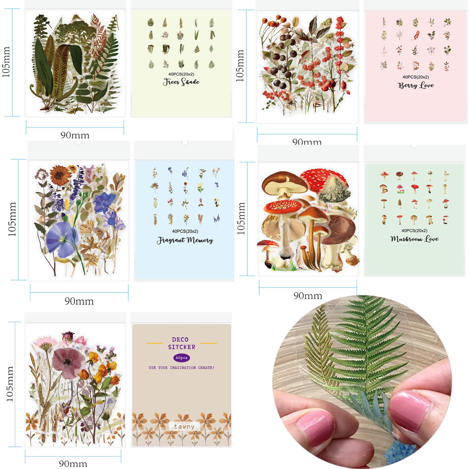 Timbri Album Fotografico Set 8 Timbri In Legno Per Scrapbooking - Motivi Floreali, Idee Creative Fai Da Te Timbri Fiori Legno Faggio