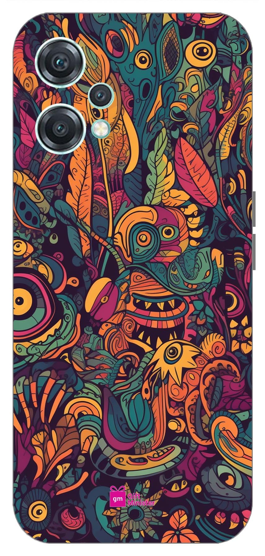 Gift Minister Hard Designer Mobile Case for One Plus Nord Ce2 Lite 5G Back Cover Slate Gray - Abstract Seamless Pattern Indi Inspired Bright Lightweight Comfortable Grip Clear Shockproof 1Pcs 1702Y (B0CVC5RZ2P) Amazon Price History, Amazon Price Tracker